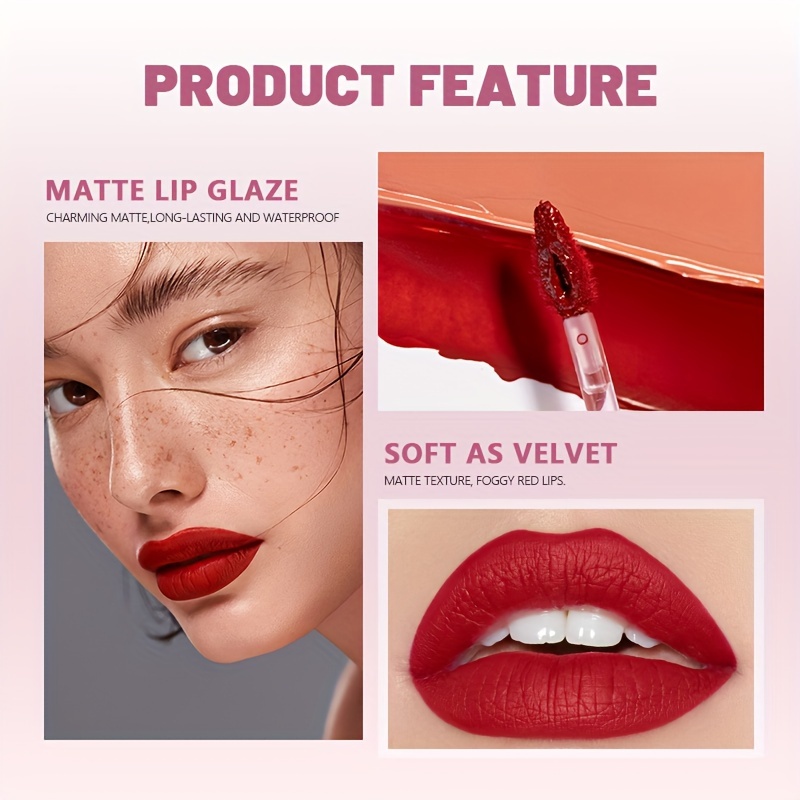 1 tinte labial de terciopelo m - Matte Velvet Lip Tint Long Lasting reseña y precio