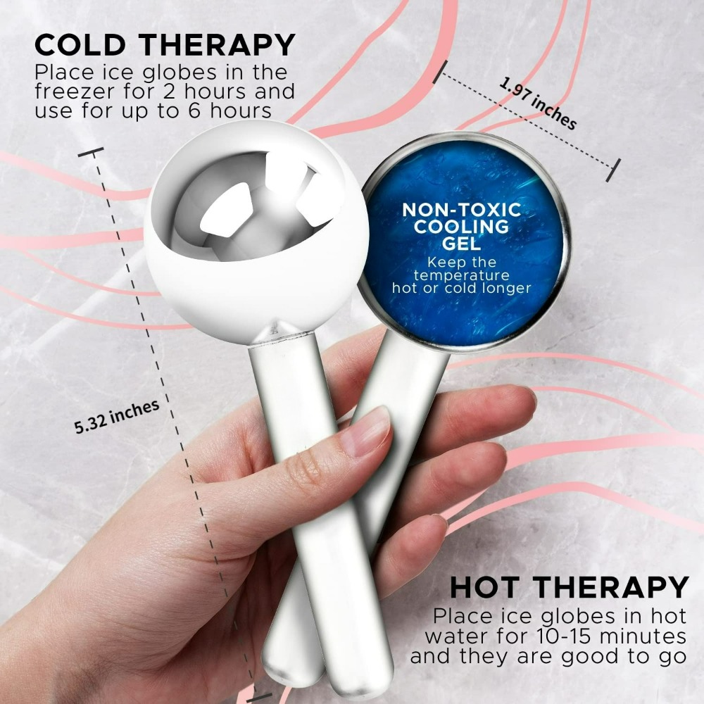 Masajeador Facial Criogénico,  - Face Ice Roller Puffiness reseña y precio