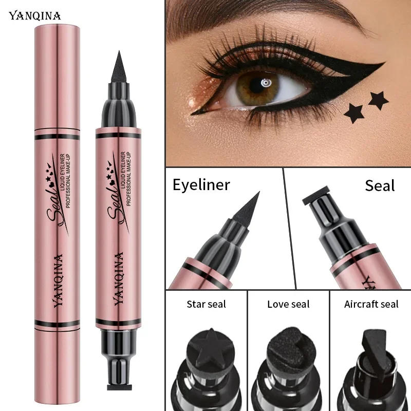 Delineador de Ojos con Sello,  - Waterproof Liquid Eyeliner Pen reseña y precio