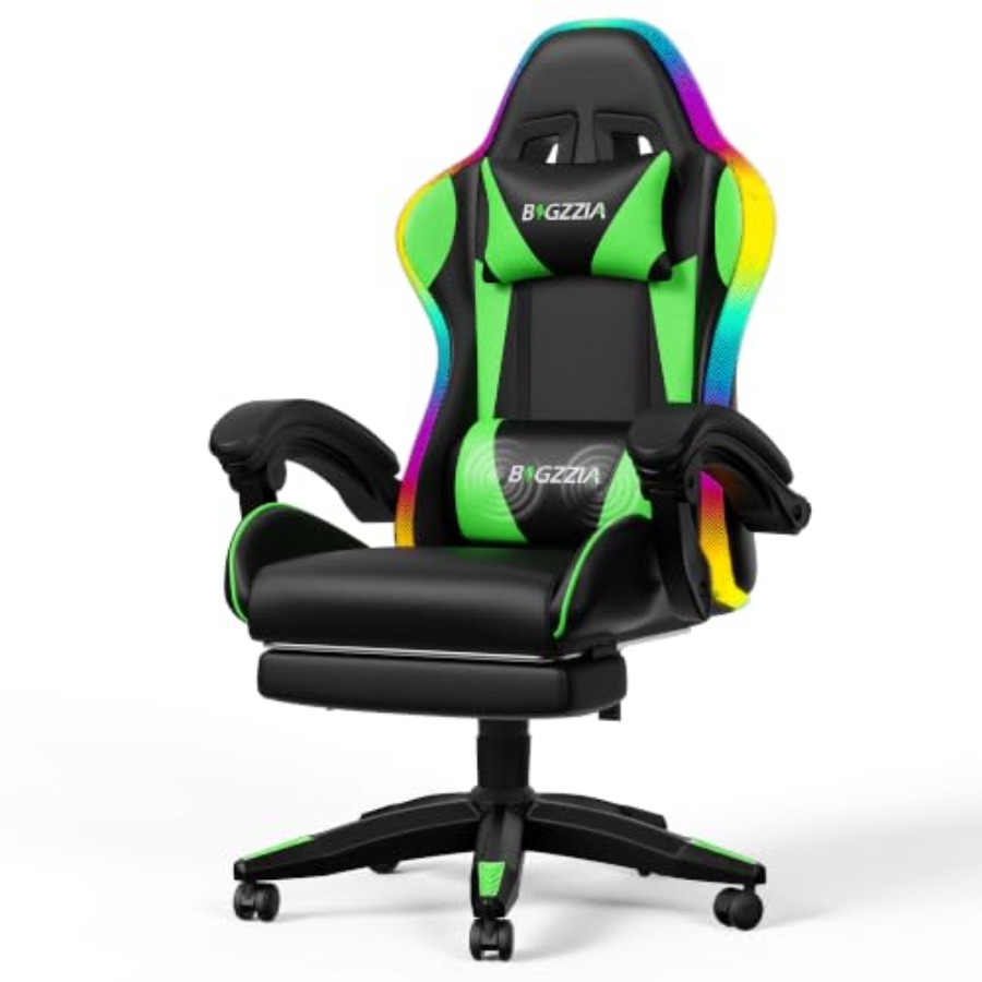 Silla de juego RGB con reposap - Massage reseña y precio
