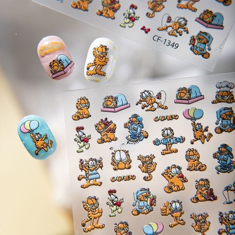 Nuevas pegatinas de uñas Garfi - Nail Art reseña y precio