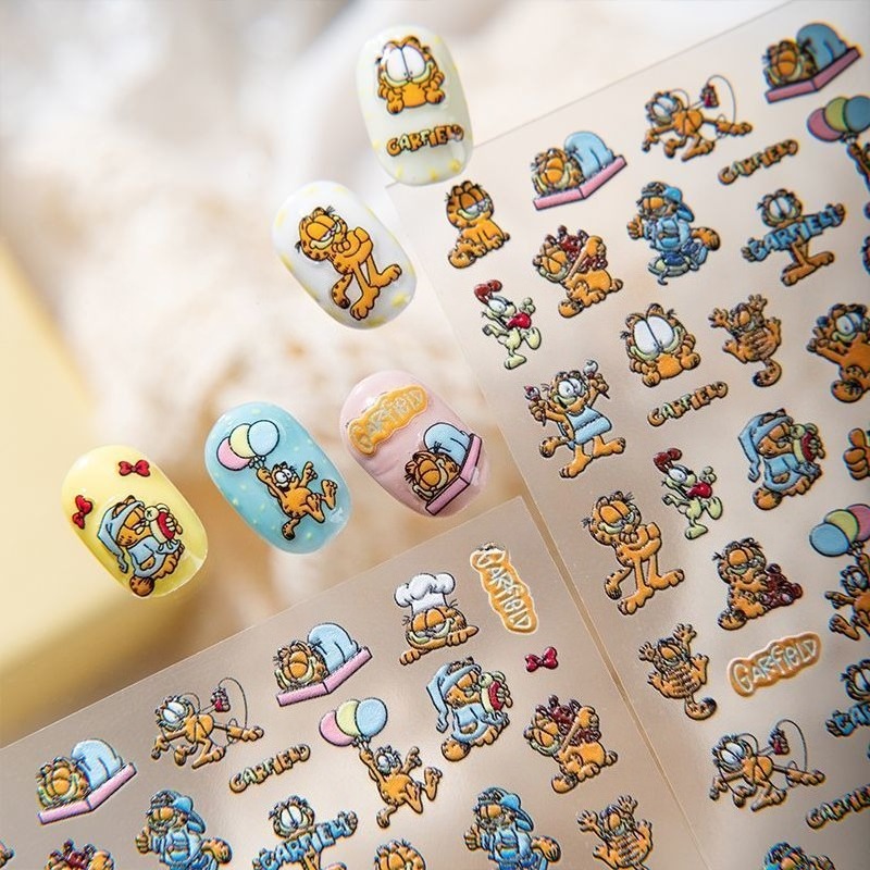 Nuevas pegatinas de uñas Garfi - Nail Art reseña y precio