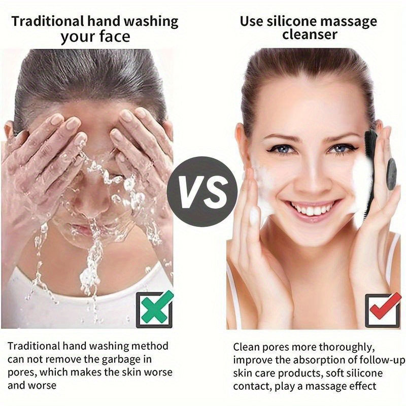 Cepillo de Baño Exfoliante de  - Silicone Face Scrubber Electric reseña y precio