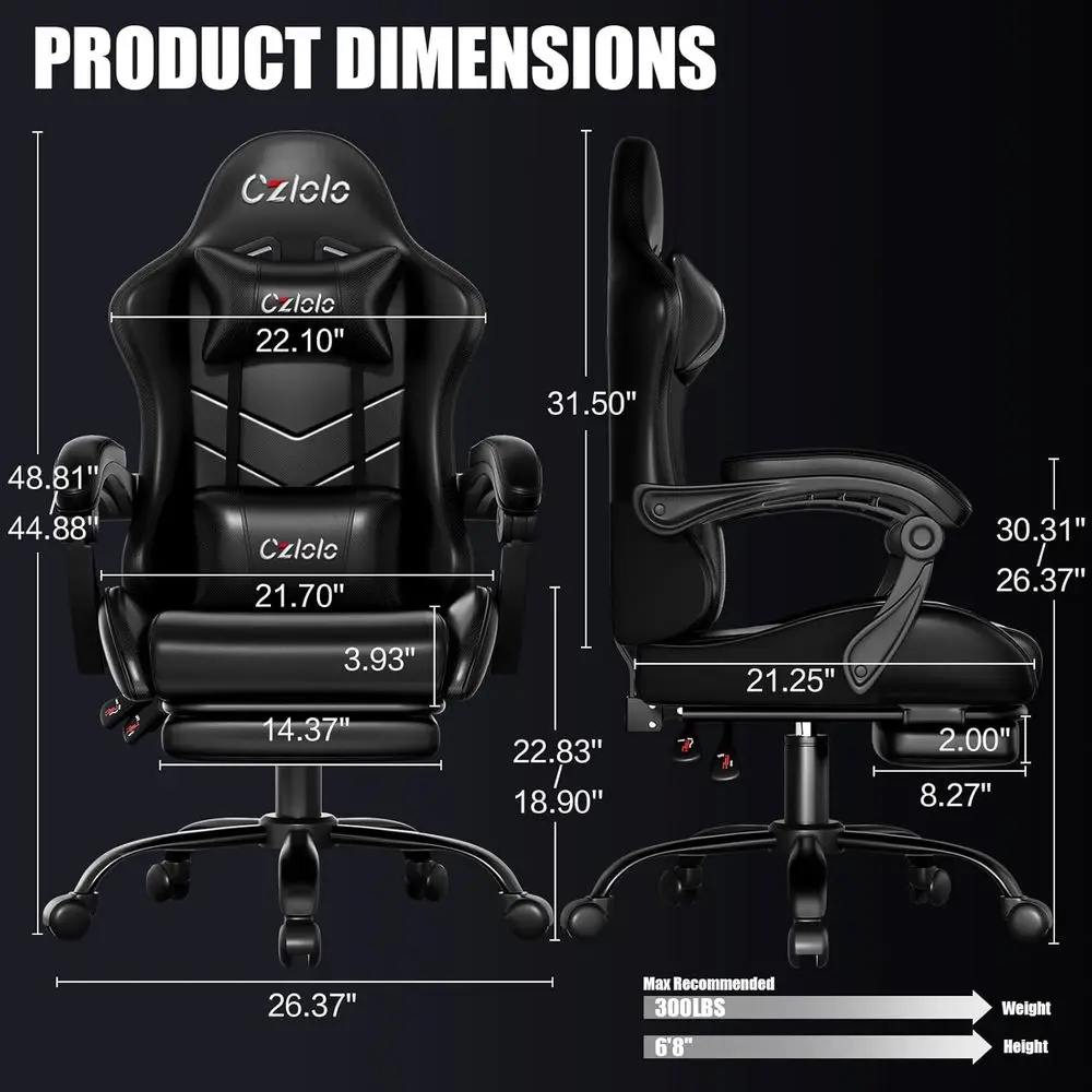 Silla de Juego Ergonómica con  - Massage reseña y precio