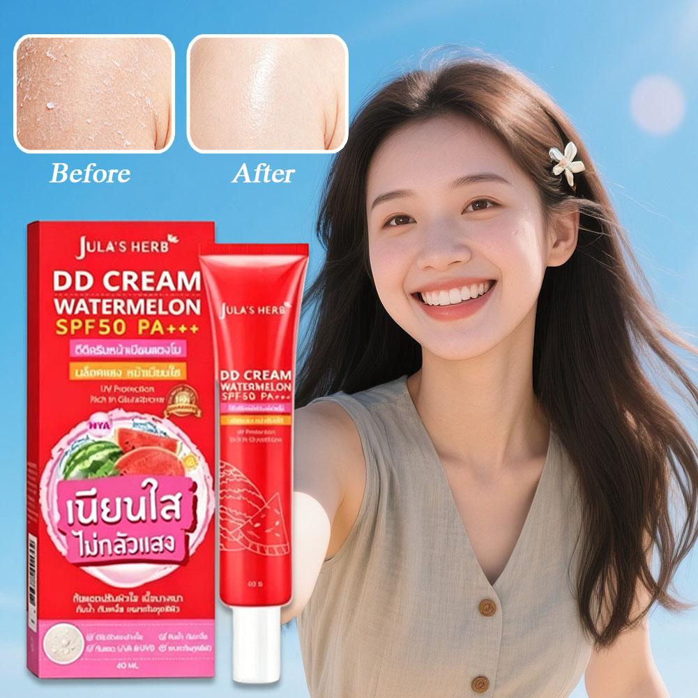 Crema DD de sandía SPF50 PA+++ - Spf 50 Waterproof Sunscreen reseña y precio