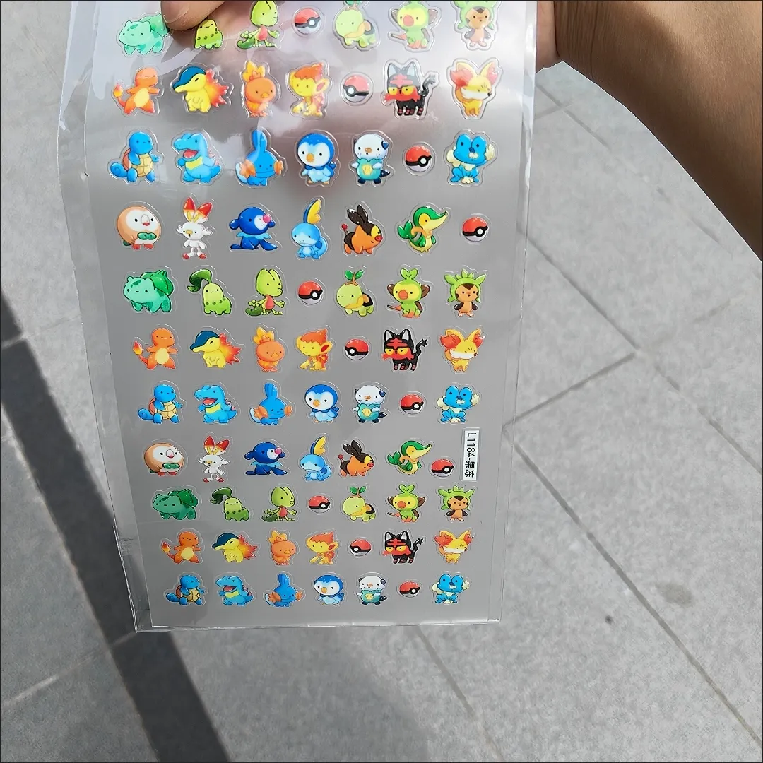 Pegatinas para Uñas Pokémon, C - Nail Art reseña y precio