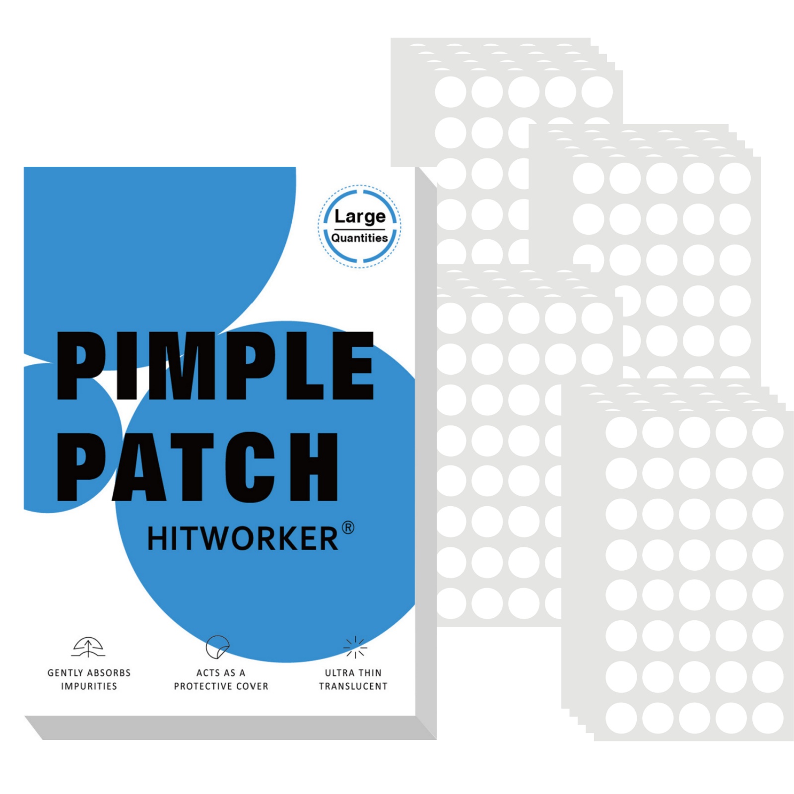 800 Parches Hidrocoloides para - Hydrocolloid Pimple Patch reseña y precio