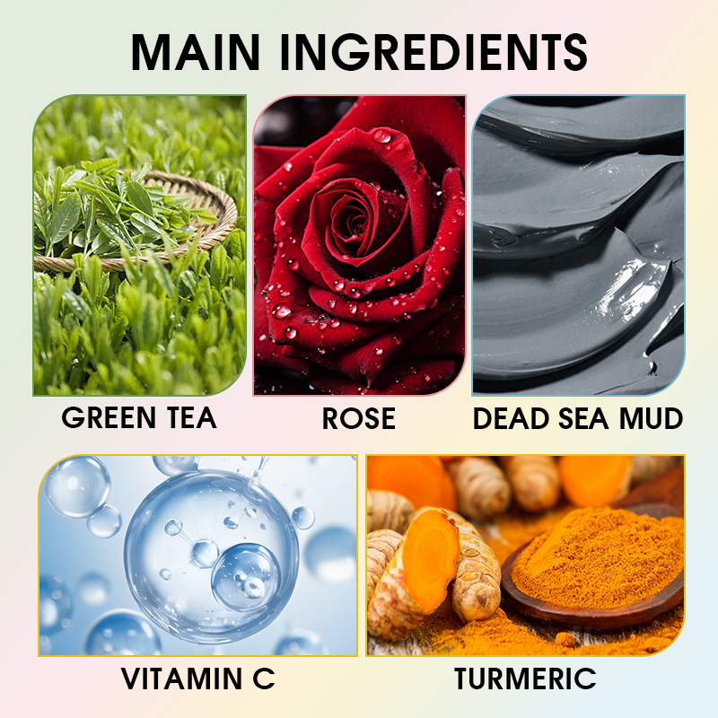 Juego de 4 mascarillas faciale - Green Tea Cleansing Clay Mask reseña y precio