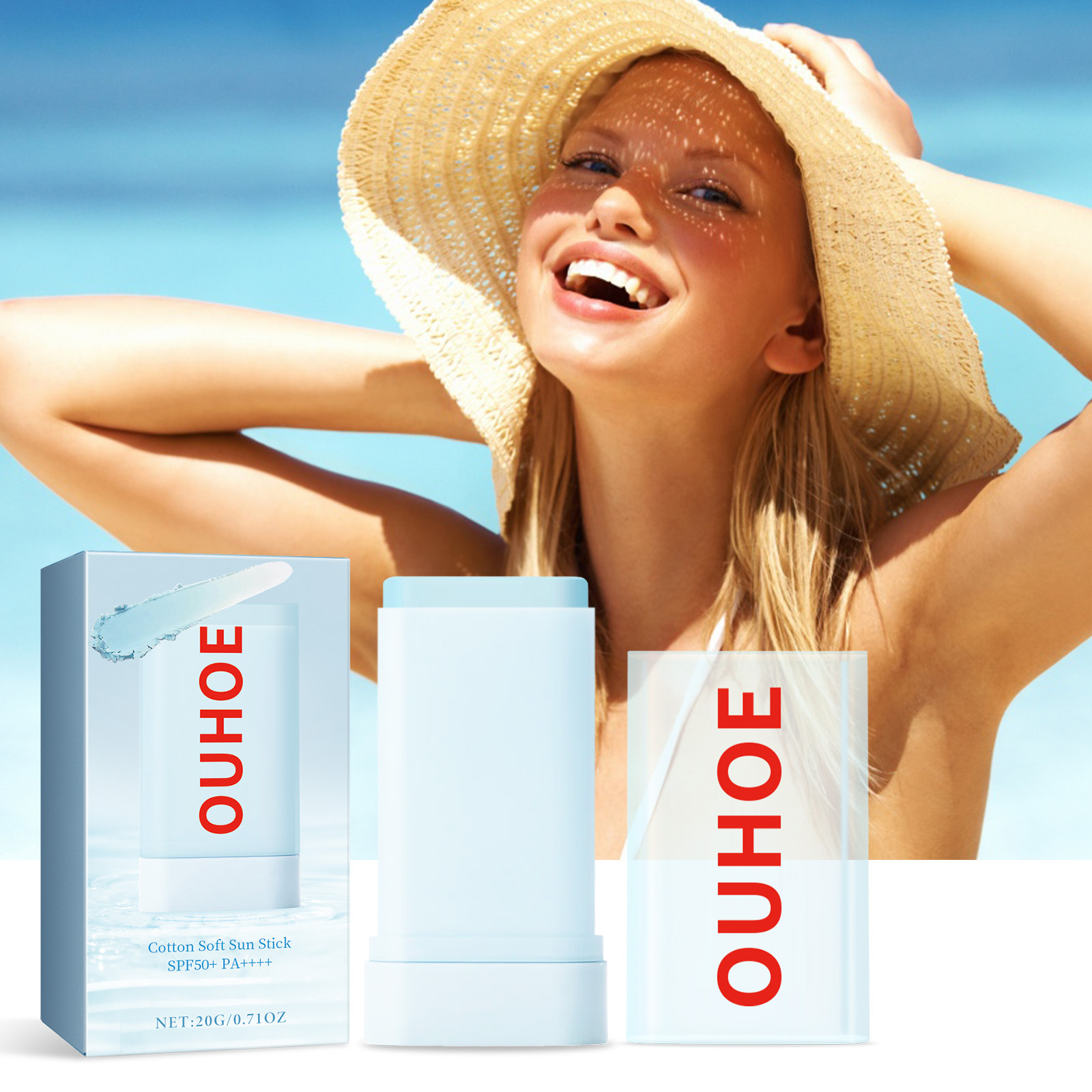 OUHOE crema de protección UV c - Spf 50 Waterproof Sunscreen reseña y precio