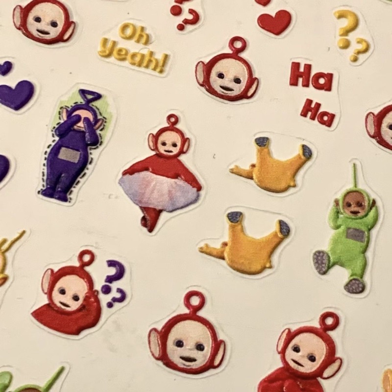 Pegatinas 3D de los Teletubbie - Nail Art reseña y precio