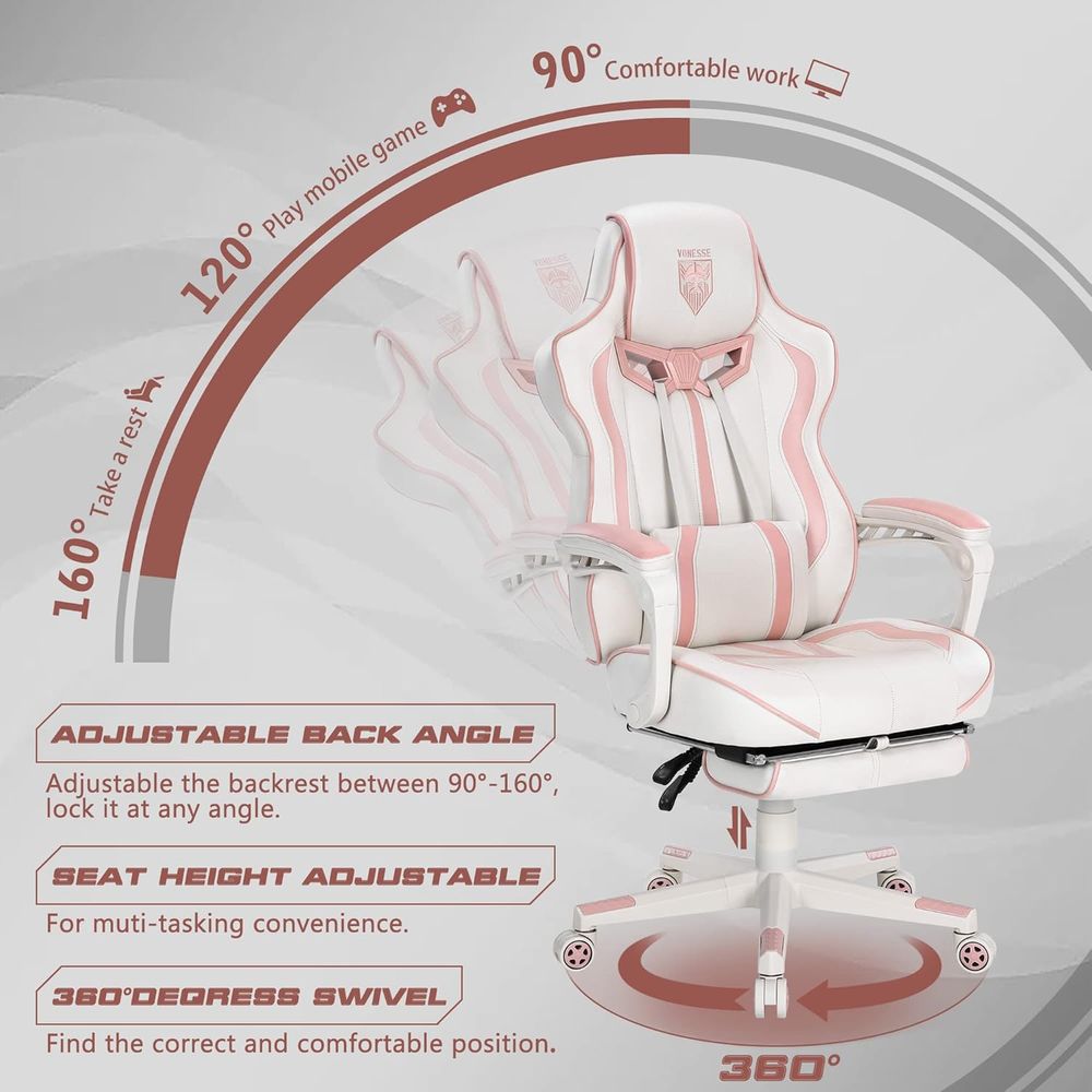 Silla de Juego Ergonómica de R - Massage reseña y precio