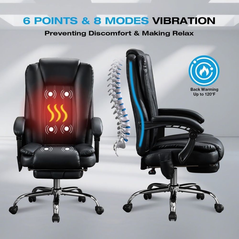 Silla de Oficina Ergonómica de - Massage reseña y precio