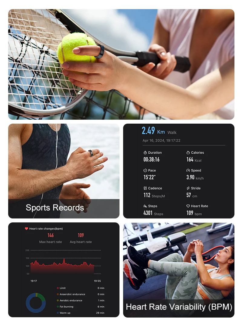 Nuevo anillo inteligente R09 M - Health Monitors reseña y precio
