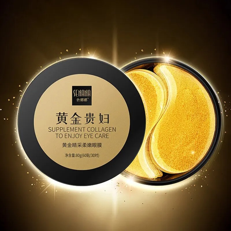 Mascarilla hidratante dorada p - Collagen Under Eye Patches reseña y precio