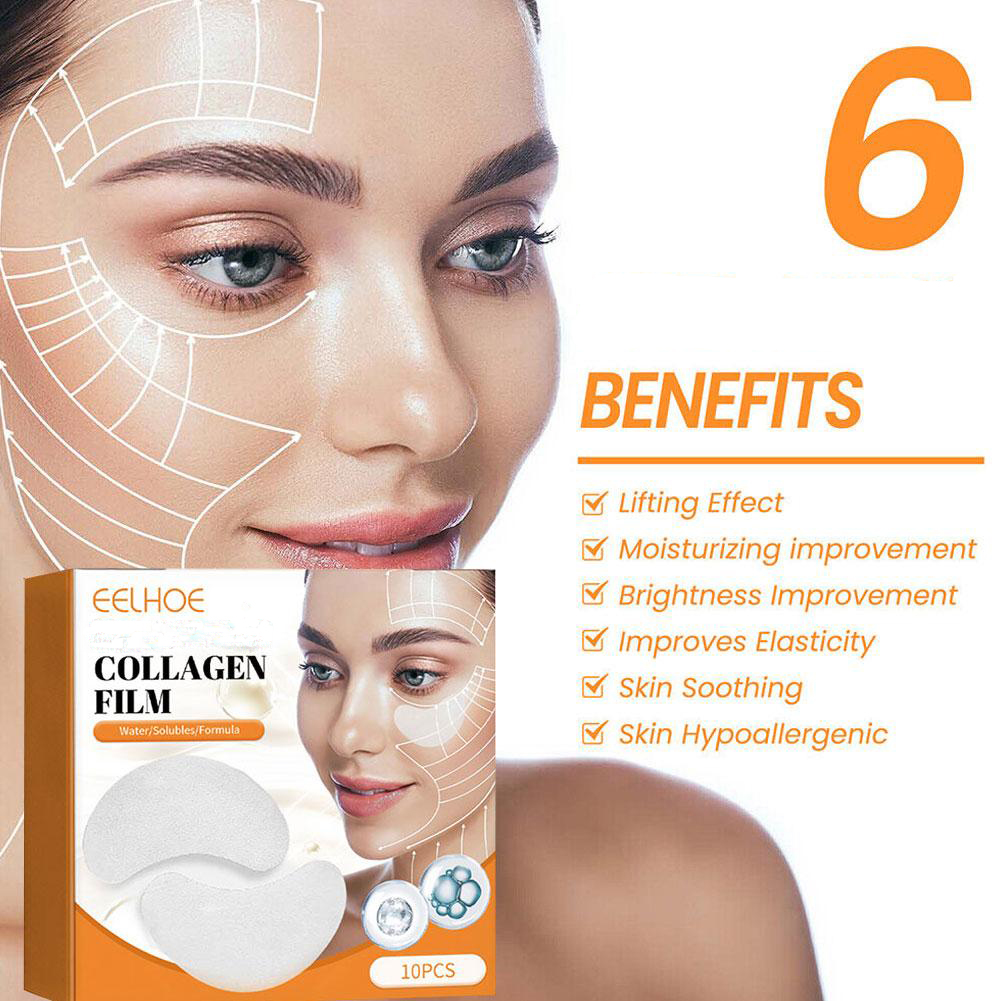 Parches solubles de colágeno,  - Collagen Under Eye Patches reseña y precio